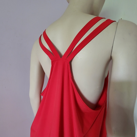 Gorgeous Red Romper Style Dress - Picture 6 of 11